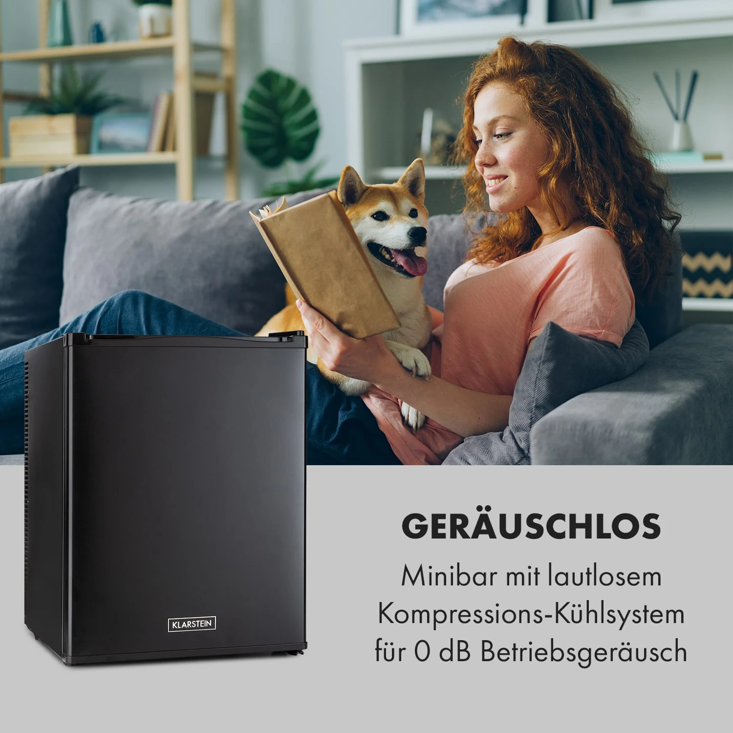 Klarstein Happy Hour Minibar 40L 5-15°C 23 DB LED-Licht 4 Klarstein Happy Hour Minibar 40L 5-15°C 23 DB LED-Licht – Bild 2