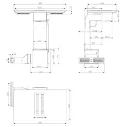 Full House 2.0 DownAir System Induktionsherd Dunstabzugshaube 271 M³/h -Klarstein 10035259 yy 0009 logo