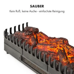 Kamini FXL Elektrischer Kamin Kamineinsatz 1000/2000W 2W LED Schwarz 13 Kamini FXL Elektrischer Kamin Kamineinsatz 1000/2000W 2W LED Schwarz -Klarstein 10035275 de 0004 logo