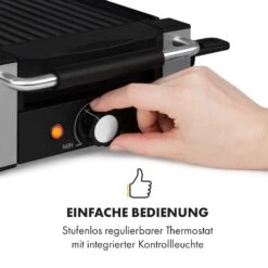 Bistecca Raclette 1200W Metall / Stein 8 Personen Kontroll-LED 16 Bistecca Raclette 1200W Metall / Stein 8 Personen Kontroll-LED -Klarstein 10035293 de 0007 logo