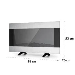 Basel Illumine Elektrokamin Flammenillusion 2000 W 2 Stufen Dimmbar 19 Basel Illumine Elektrokamin Flammenillusion 2000 W 2 Stufen Dimmbar -Klarstein 10035297 yy 0009 logo Klarstein Basel Illumine Elektrokamin