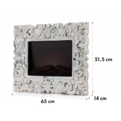 Alpbach Snow Elektrischer Kamin 1800W 2 Heizstufen 65 Cm Weißer Rahmen 17 Alpbach Snow Elektrischer Kamin 1800W 2 Heizstufen 65 Cm Weißer Rahmen -Klarstein 10035315 yy 0008 logo Klarstein Alpbach Snow Elektrischer Kamin weiss