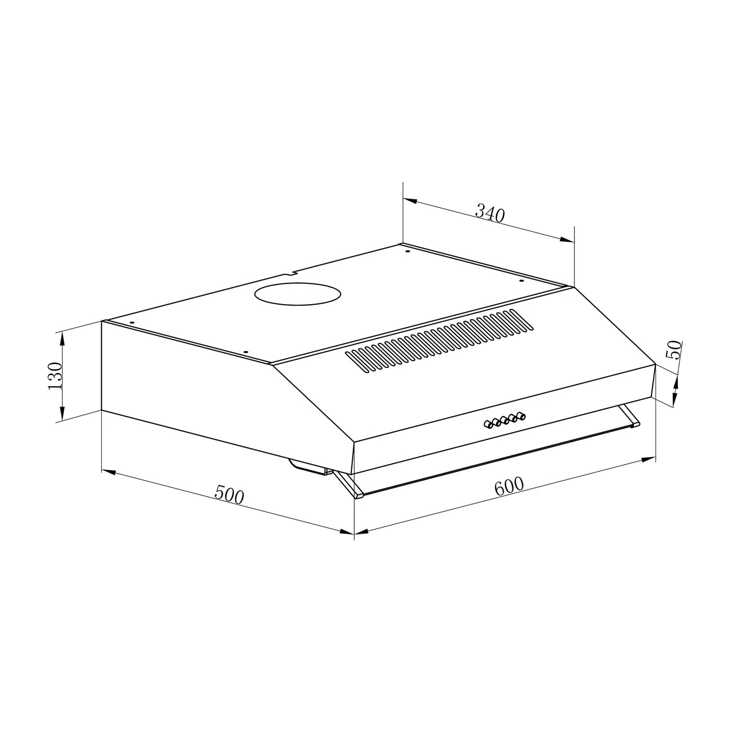 Purista Americana Dunstabzugshaube Baffle-Filter 306 M³/h 11 Purista Americana Dunstabzugshaube Baffle-Filter 306 M³/h – Bild 9