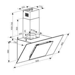 Eleonora 90 Dunstabzugshaube 420 M³/h Touch-Panel Ambiente-Licht 18 Eleonora 90 Dunstabzugshaube 420 M³/h Touch-Panel Ambiente-Licht -Klarstein 10035382 yy 0008 logo Klarstein Eleonora 90 Dunstabzugshaube