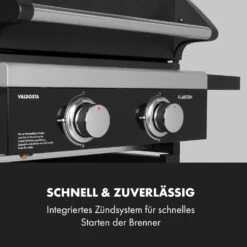 Valdosta 2.0 Gasgrill 2x3,6kW Brenner Edelstahl -Klarstein 10035413 de 0007 logo