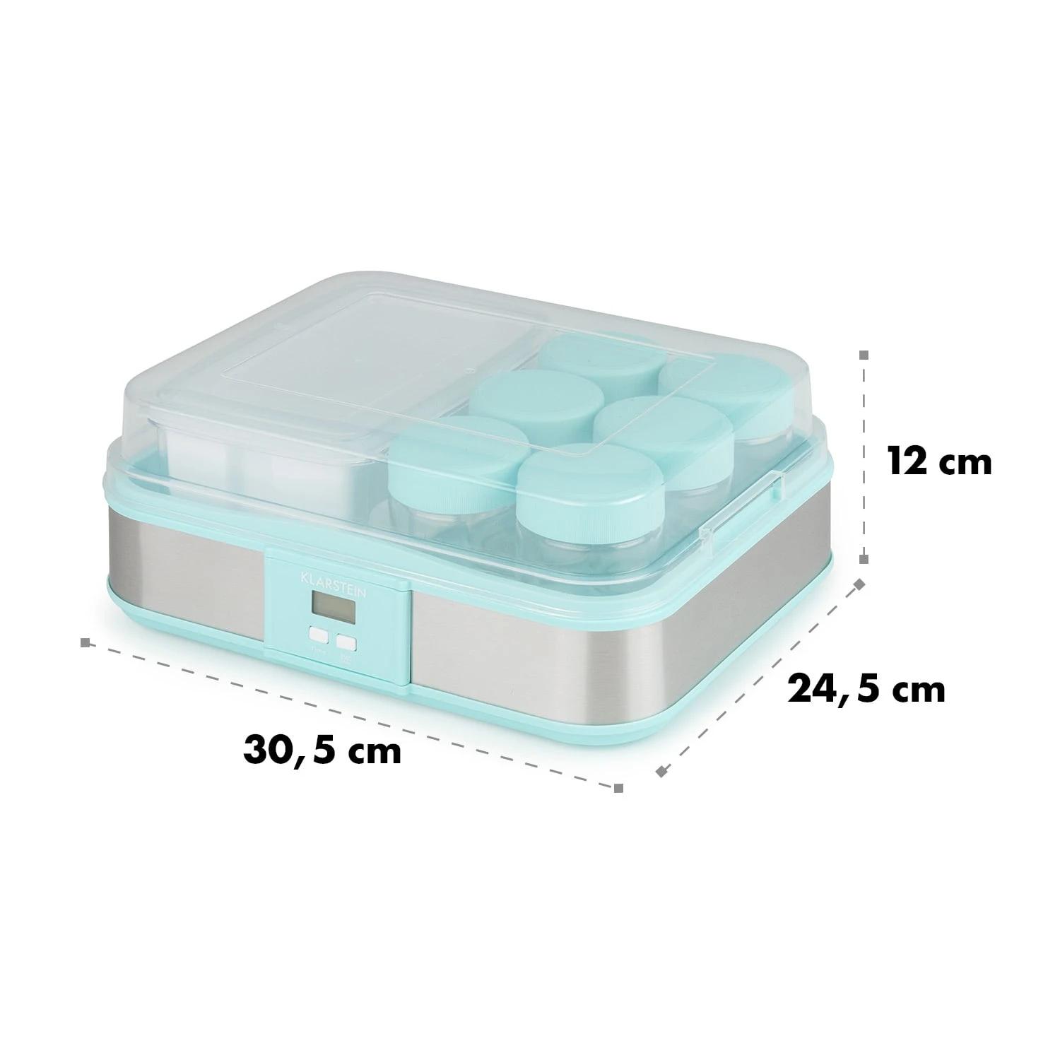 Gaia Greek Joghurt-Maker 1,26 L 6 Gläser Inkl. Sieb-Box 10 Gaia Greek Joghurt-Maker 1,26 L 6 Gläser Inkl. Sieb-Box – Bild 8