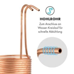 Chiller 10K Eintauchkühler Ø22,4 Cm 10 Schleifen 10 Chiller 10K Eintauchkühler Ø22,4 Cm 10 Schleifen -Klarstein 10035448 de 0004 logo