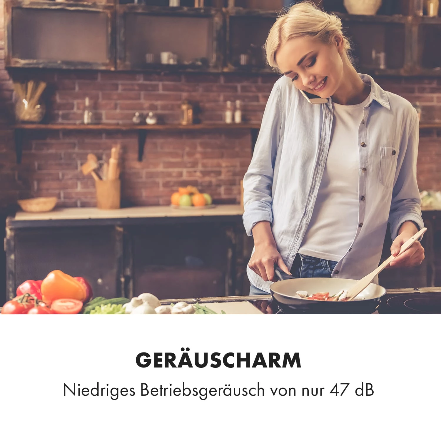 Balzac Silent 60 Dunstabzugshaube 250W 3 Stufen 604 M³/h LED EEK A 5 Balzac Silent 60 Dunstabzugshaube 250W 3 Stufen 604 M³/h LED EEK A – Bild 3