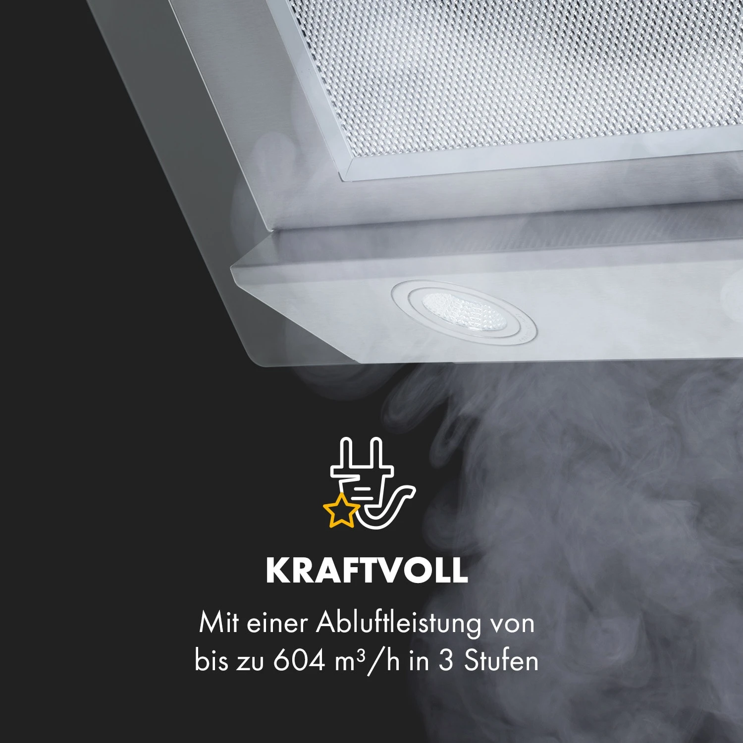 Balzac Silent 60 Dunstabzugshaube 250W 3 Stufen 604 M³/h LED EEK A 7 Balzac Silent 60 Dunstabzugshaube 250W 3 Stufen 604 M³/h LED EEK A – Bild 5