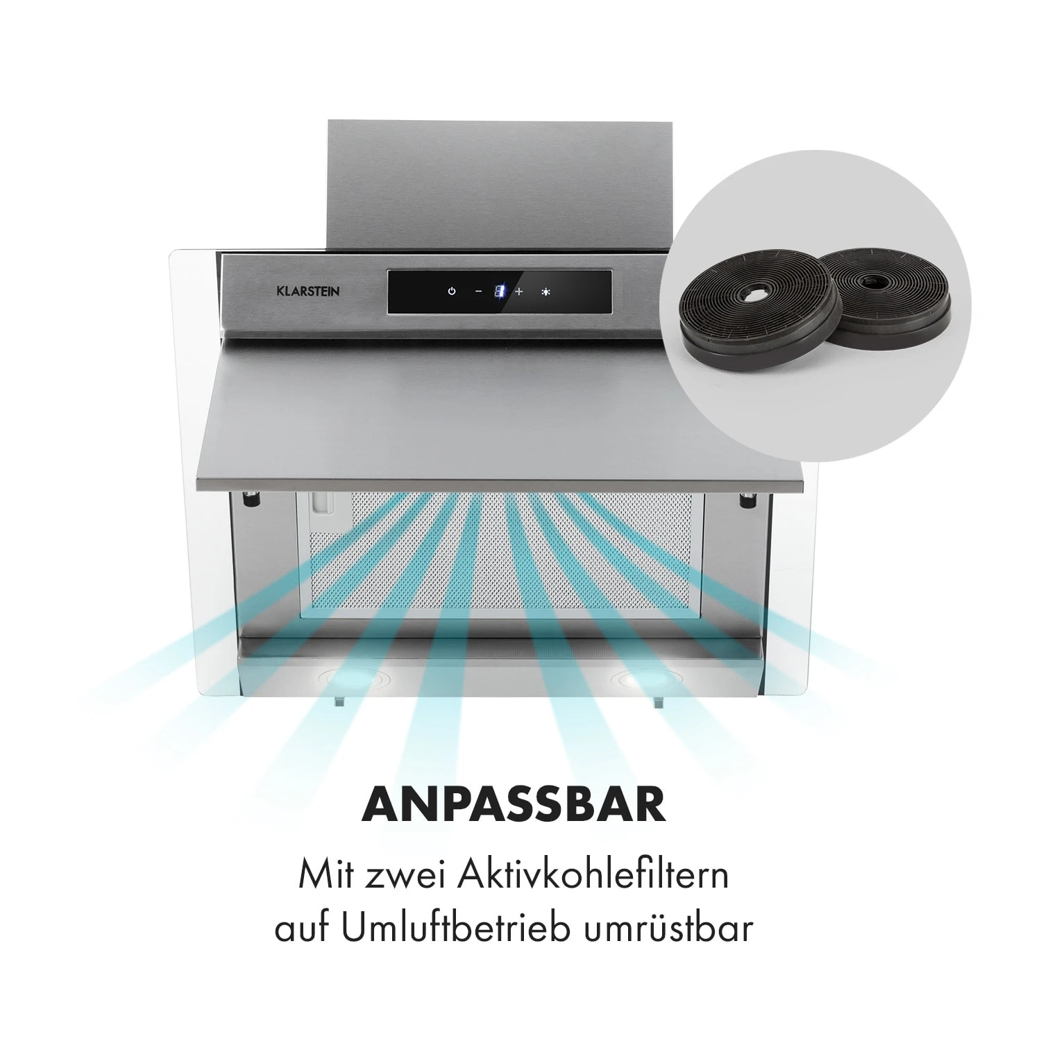 Balzac Silent 60 Dunstabzugshaube 250W 3 Stufen 604 M³/h LED EEK A 10 Balzac Silent 60 Dunstabzugshaube 250W 3 Stufen 604 M³/h LED EEK A – Bild 8