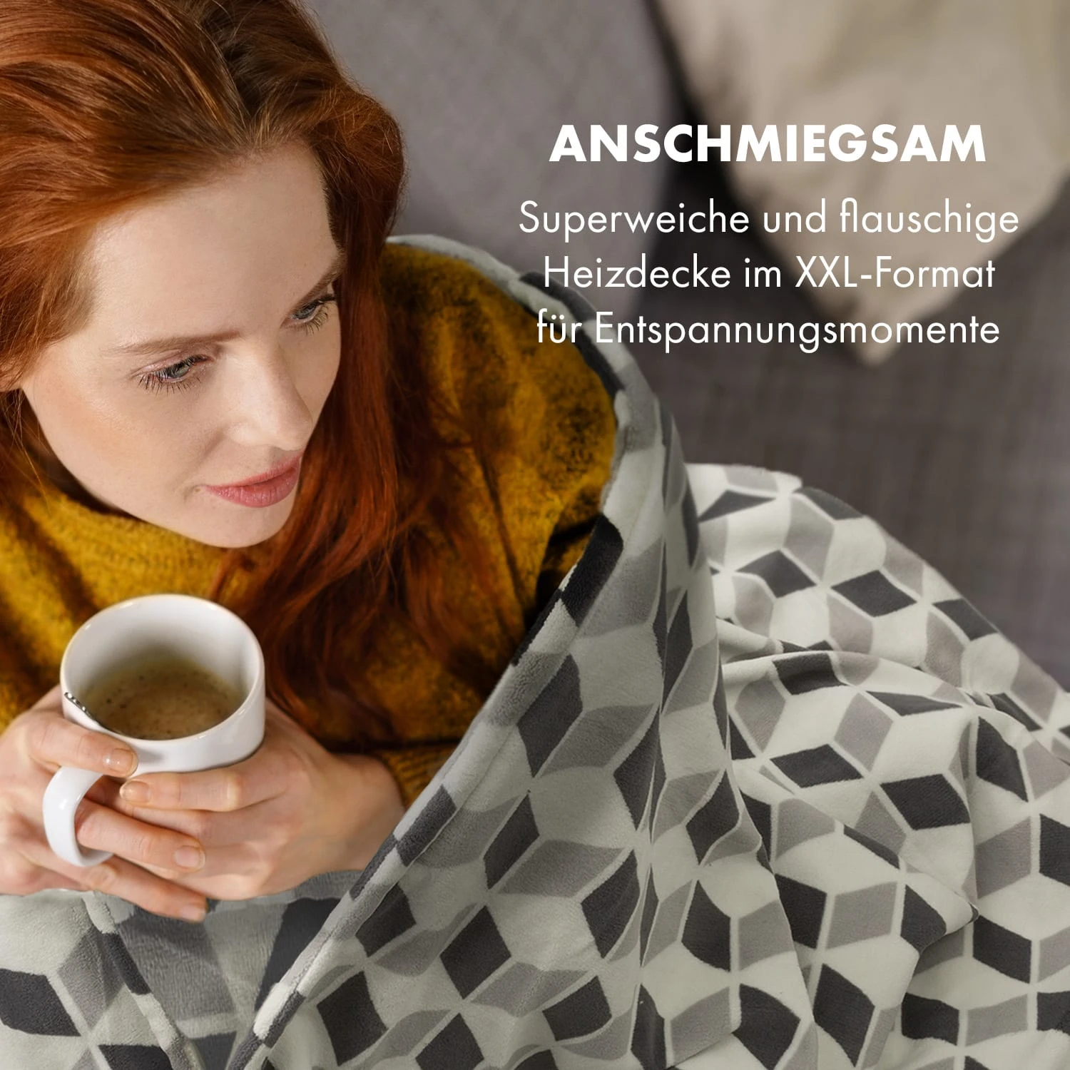 Dr. Watson XXL Heizdecke 3 Stufen Waschbar 200x180cm Mikroplüsch 4 Dr. Watson XXL Heizdecke 3 Stufen Waschbar 200x180cm Mikroplüsch – Bild 2