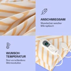 Dr. Watson XXL Heizdecke 3 Stufen Waschbar 200x180cm Mikroplüsch 9 Dr. Watson XXL Heizdecke 3 Stufen Waschbar 200x180cm Mikroplüsch -Klarstein 10035502 de 0003 logo