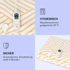 Dr. Watson XXL Heizdecke 3 Stufen Waschbar 200x180cm Mikroplüsch 10 Dr. Watson XXL Heizdecke 3 Stufen Waschbar 200x180cm Mikroplüsch -Klarstein 10035502 de 0004 logo