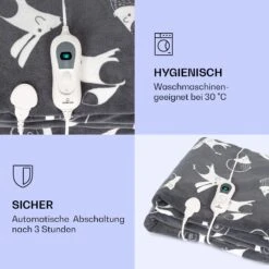 Dr. Watson XXL Heizdecke 3 Stufen Waschbar 200x180cm Coral Fleece 10 Dr. Watson XXL Heizdecke 3 Stufen Waschbar 200x180cm Coral Fleece -Klarstein 10035503 de 0004 logo