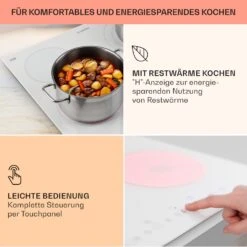 Virtuosa 4 Einbaukochfeld 4 Zonen 6500W Glaskeramik -Klarstein 10035552 de 0004 usp