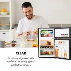 Big Daddy Cool Kühl-Gefrier-Kombination 87 Liter 40dB EEK F -Klarstein 10035584 uk 0003 logo