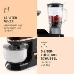 Lucia Elegance Küchenmaschine Mixer Fleischwolf 2000W BPA-frei -Klarstein 10035639 de 0006 logo