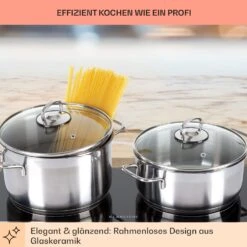 Cookbuddy Doppel-Kochfeld 2400W 5 Leistungsstufen Glaskeramik 13 Cookbuddy Doppel-Kochfeld 2400W 5 Leistungsstufen Glaskeramik -Klarstein 10035705 de 0003 usp