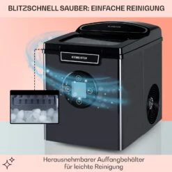 Icemeister 2G Eiswürfelmaschine 12kg/24h LC-Display Edelstahl 13 Icemeister 2G Eiswürfelmaschine 12kg/24h LC-Display Edelstahl -Klarstein 10035712 de 0005 usp