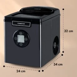 Icemeister 2G Eiswürfelmaschine 12kg/24h LC-Display Edelstahl 15 Icemeister 2G Eiswürfelmaschine 12kg/24h LC-Display Edelstahl -Klarstein 10035712 yy 0011 dimensions