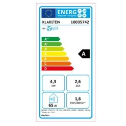 Max Breeze Smart Mobile Klimaanlage 15000 BTU/h (4,4 KW) EEC A -Klarstein 10035742 energy label