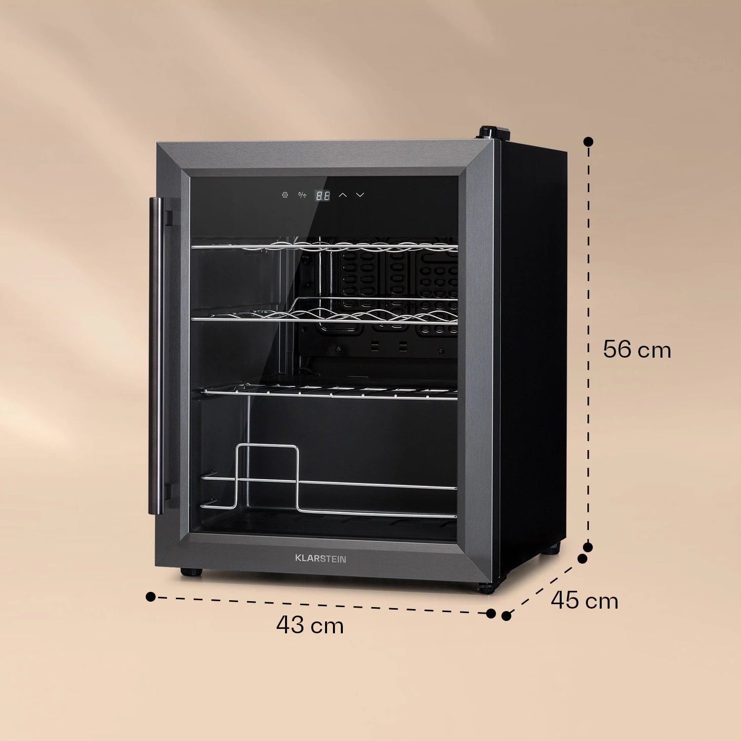 Ultimo 16 Uno Weinkühlschrank 42l Touch-Bedienfeld 16 Flaschen 5-18°C 9 Ultimo 16 Uno Weinkühlschrank 42l Touch-Bedienfeld 16 Flaschen 5-18°C – Bild 7