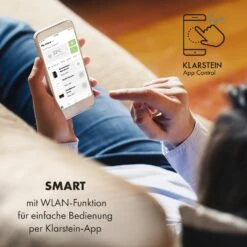 Metrobreeze Rom Smart Mobile Klimaanlage 10.000 BTU 3 KW Fernbedienung 13 Metrobreeze Rom Smart Mobile Klimaanlage 10.000 BTU 3 KW Fernbedienung -Klarstein 10035804 de 0002 logo