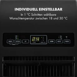 Metrobreeze Rom Smart Mobile Klimaanlage 10.000 BTU 3 KW Fernbedienung 15 Metrobreeze Rom Smart Mobile Klimaanlage 10.000 BTU 3 KW Fernbedienung -Klarstein 10035804 de 0004 logo