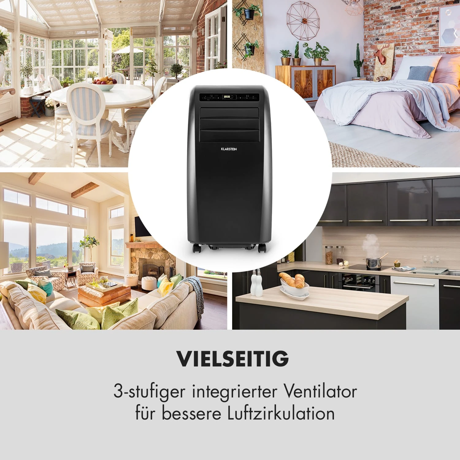 Metrobreeze Rom Smart Mobile Klimaanlage 10.000 BTU 3 KW Fernbedienung 10 Metrobreeze Rom Smart Mobile Klimaanlage 10.000 BTU 3 KW Fernbedienung – Bild 8