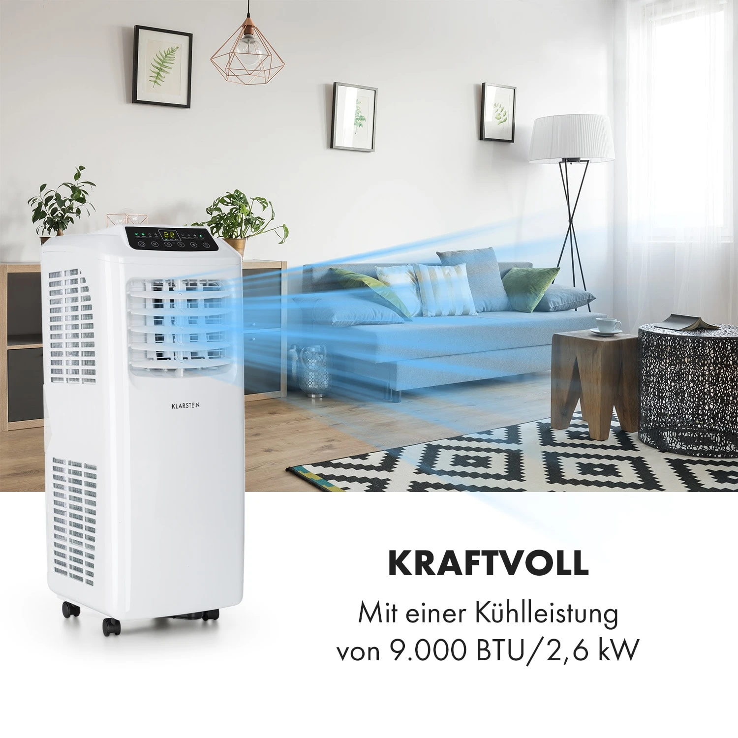 Pure Blizzard Smart 9k Mobile Klimaanlage 9000BTU/2,6kW Fernbedienung 6 Pure Blizzard Smart 9k Mobile Klimaanlage 9000BTU/2,6kW Fernbedienung – Bild 4