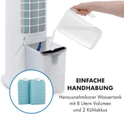 Skytower Grand Smart Luftkühler 80W 480 M³/h 8 Liter Mobil 14 Skytower Grand Smart Luftkühler 80W 480 M³/h 8 Liter Mobil -Klarstein 10035816 de 0005 logo