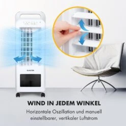 Cooler Rush Ventilator Luftkühler 5,5L 45W Fernbedienung 5x Eispack 14 Cooler Rush Ventilator Luftkühler 5,5L 45W Fernbedienung 5x Eispack -Klarstein 10035824 de 0003 logo