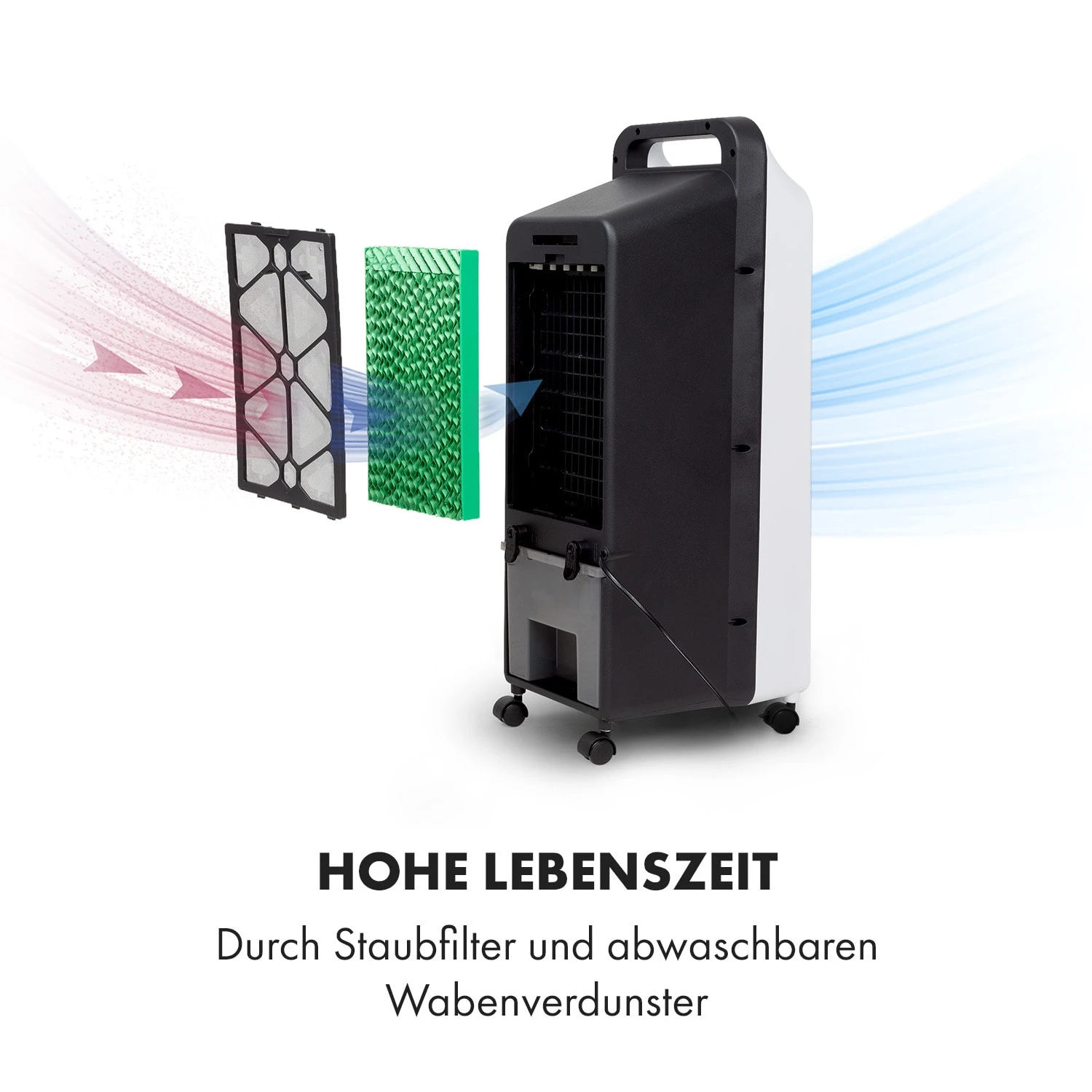Cooler Rush Ventilator Luftkühler 5,5L 45W Fernbedienung 5x Eispack 10 Cooler Rush Ventilator Luftkühler 5,5L 45W Fernbedienung 5x Eispack – Bild 8