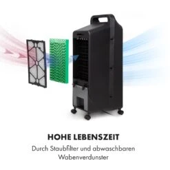 Cooler Rush Ventilator Luftkühler 5,5L 45W Fernbedienung 5x Eispack 19 Cooler Rush Ventilator Luftkühler 5,5L 45W Fernbedienung 5x Eispack -Klarstein 10035825 de 0008 logo