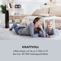 Polar Tower Smart Ventilator Luftkühler 7L 85W Fernbedienung Eispack 15 Polar Tower Smart Ventilator Luftkühler 7L 85W Fernbedienung Eispack -Klarstein 10035831 de 0004 logo