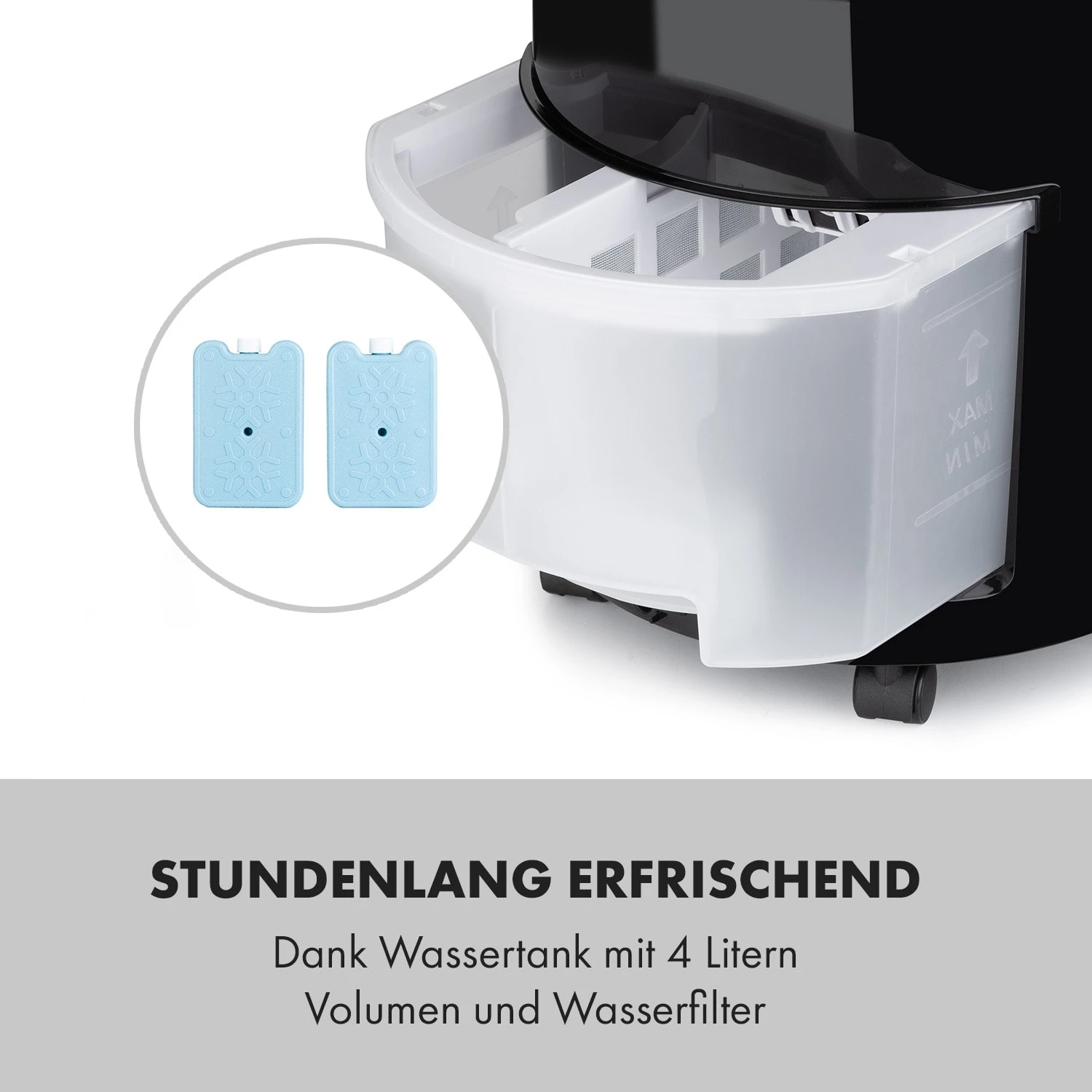 Waterfall Luftkühler 45 W 4 Liter 2 Kühlakkus Mobil 10 Waterfall Luftkühler 45 W 4 Liter 2 Kühlakkus Mobil – Bild 8