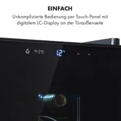 Bellevin 6 Uno Weinkühlschrank 17 Liter 11-18 °C SingleZone LED 14 Bellevin 6 Uno Weinkühlschrank 17 Liter 11-18 °C SingleZone LED -Klarstein 10035858 de 0004 logo