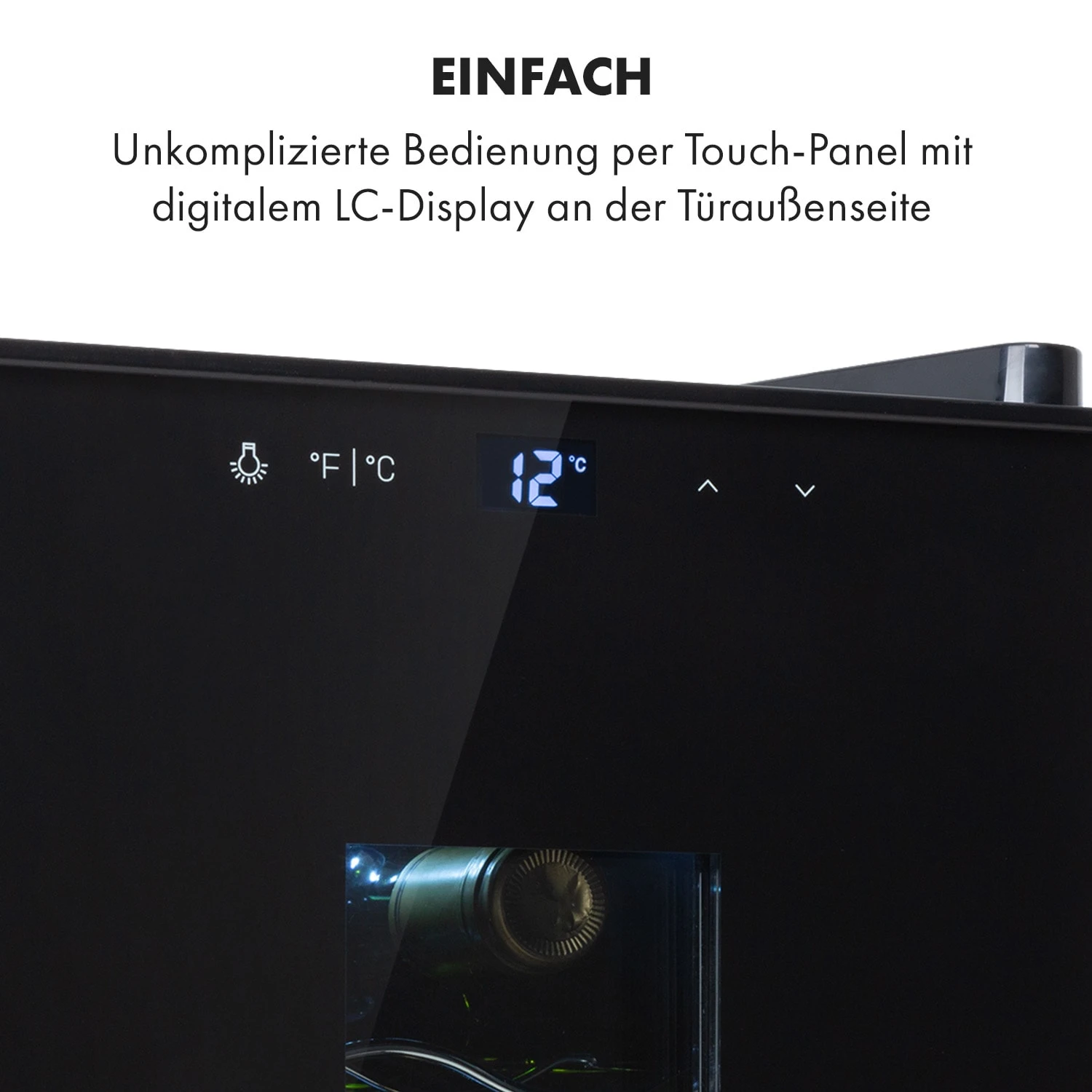 Bellevin 6 Uno Weinkühlschrank 17 Liter 11-18 °C SingleZone LED 6 Bellevin 6 Uno Weinkühlschrank 17 Liter 11-18 °C SingleZone LED – Bild 4