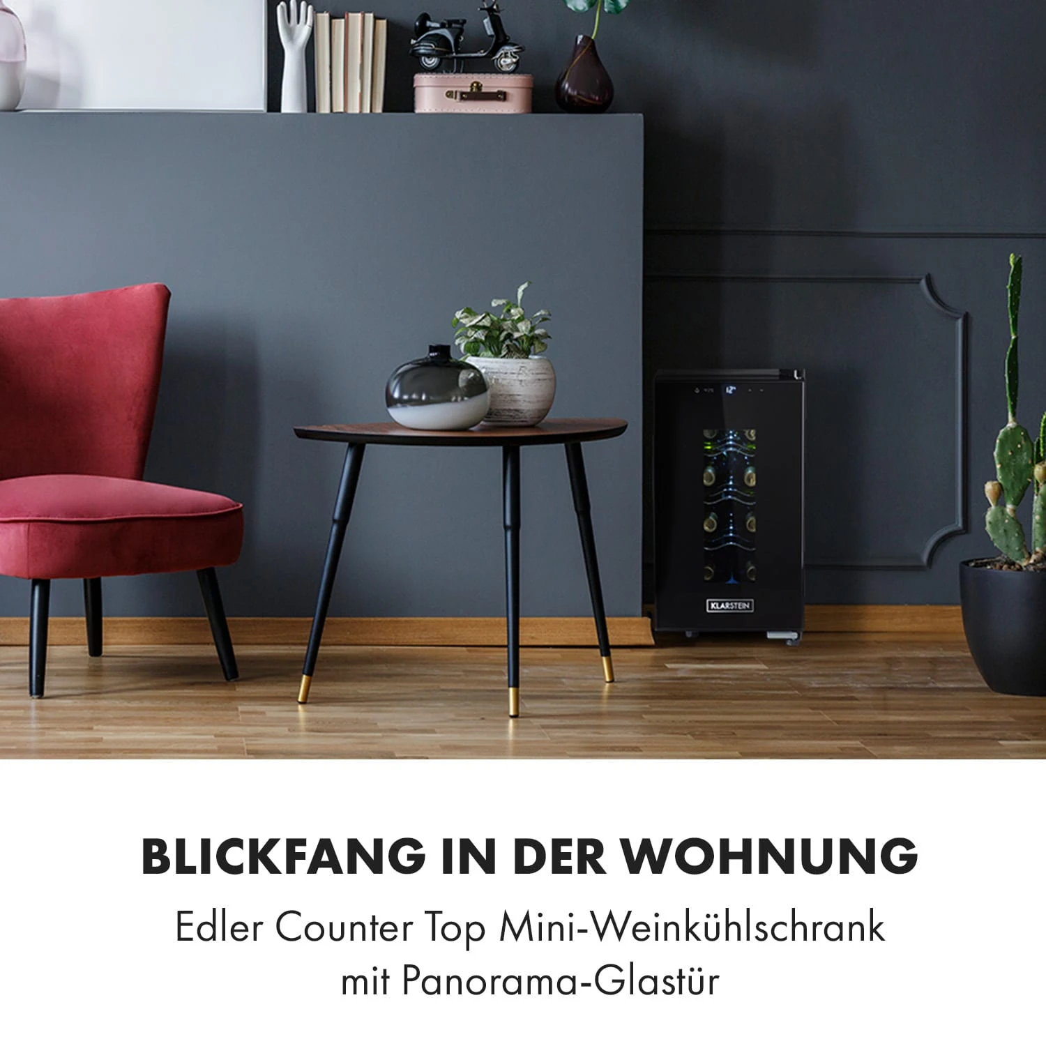 Bellevin 8 Uno Weinkühlschrank 23 Liter 11-18 °C LED Touch SingleZone 4 Bellevin 8 Uno Weinkühlschrank 23 Liter 11-18 °C LED Touch SingleZone – Bild 2