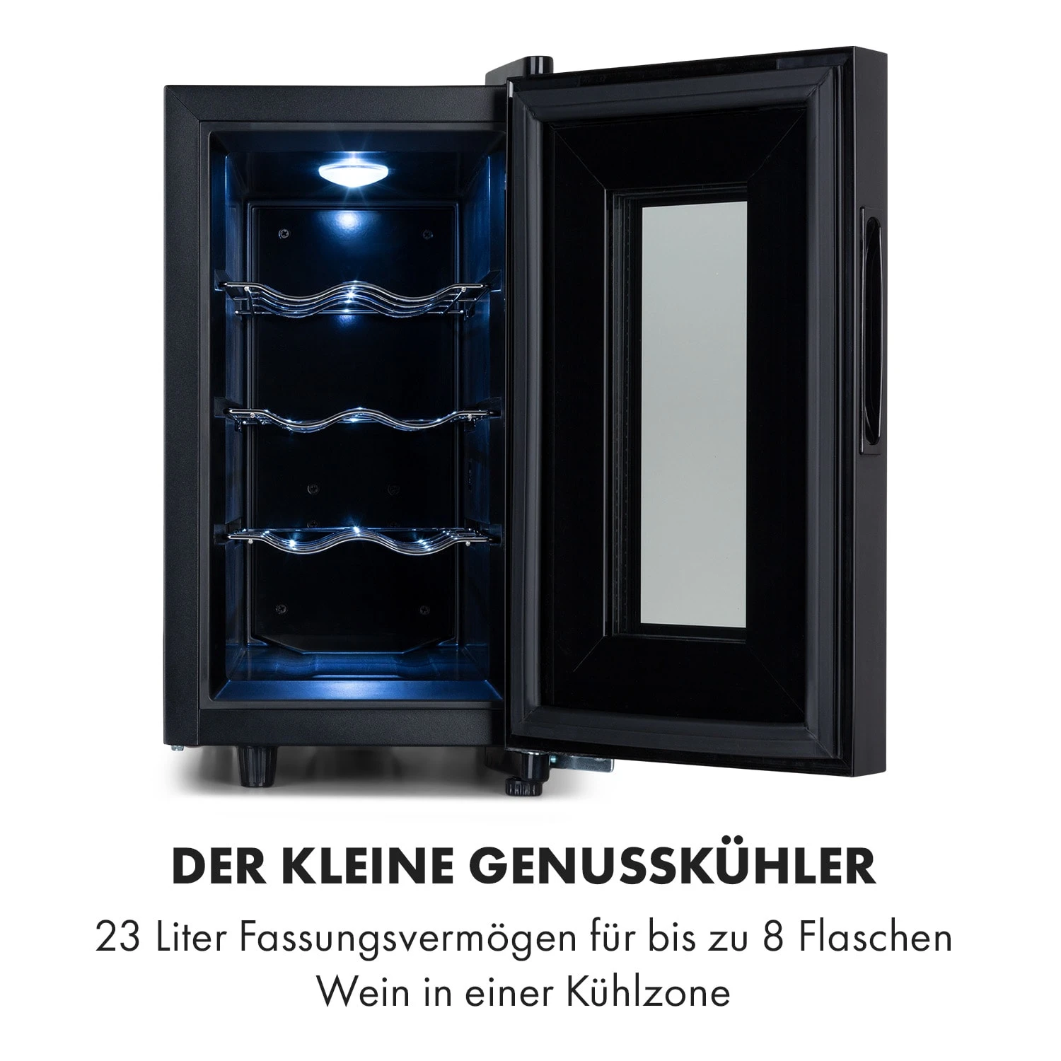 Bellevin 8 Uno Weinkühlschrank 23 Liter 11-18 °C LED Touch SingleZone 5 Bellevin 8 Uno Weinkühlschrank 23 Liter 11-18 °C LED Touch SingleZone – Bild 3