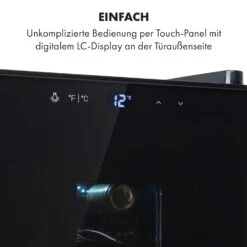 Bellevin 8 Uno Weinkühlschrank 23 Liter 11-18 °C LED Touch SingleZone 14 Bellevin 8 Uno Weinkühlschrank 23 Liter 11-18 °C LED Touch SingleZone -Klarstein 10035862 de 0004 logo