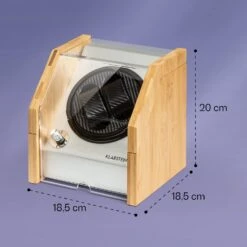 Garonne 2 Uhrenbeweger 1 Drehteller 2 Uhren 3 Speeds 4 Modi Bambus 11 Garonne 2 Uhrenbeweger 1 Drehteller 2 Uhren 3 Speeds 4 Modi Bambus -Klarstein 10036041 yy 0005 logo