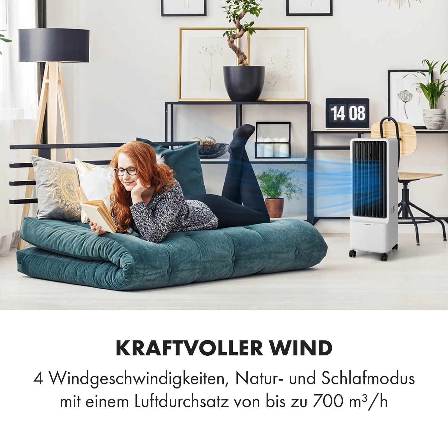 Maxflow Smart 3-in-1 Luftkühler Ventilator 5L WiFi Fernbedienung 6 Maxflow Smart 3-in-1 Luftkühler Ventilator 5L WiFi Fernbedienung – Bild 4