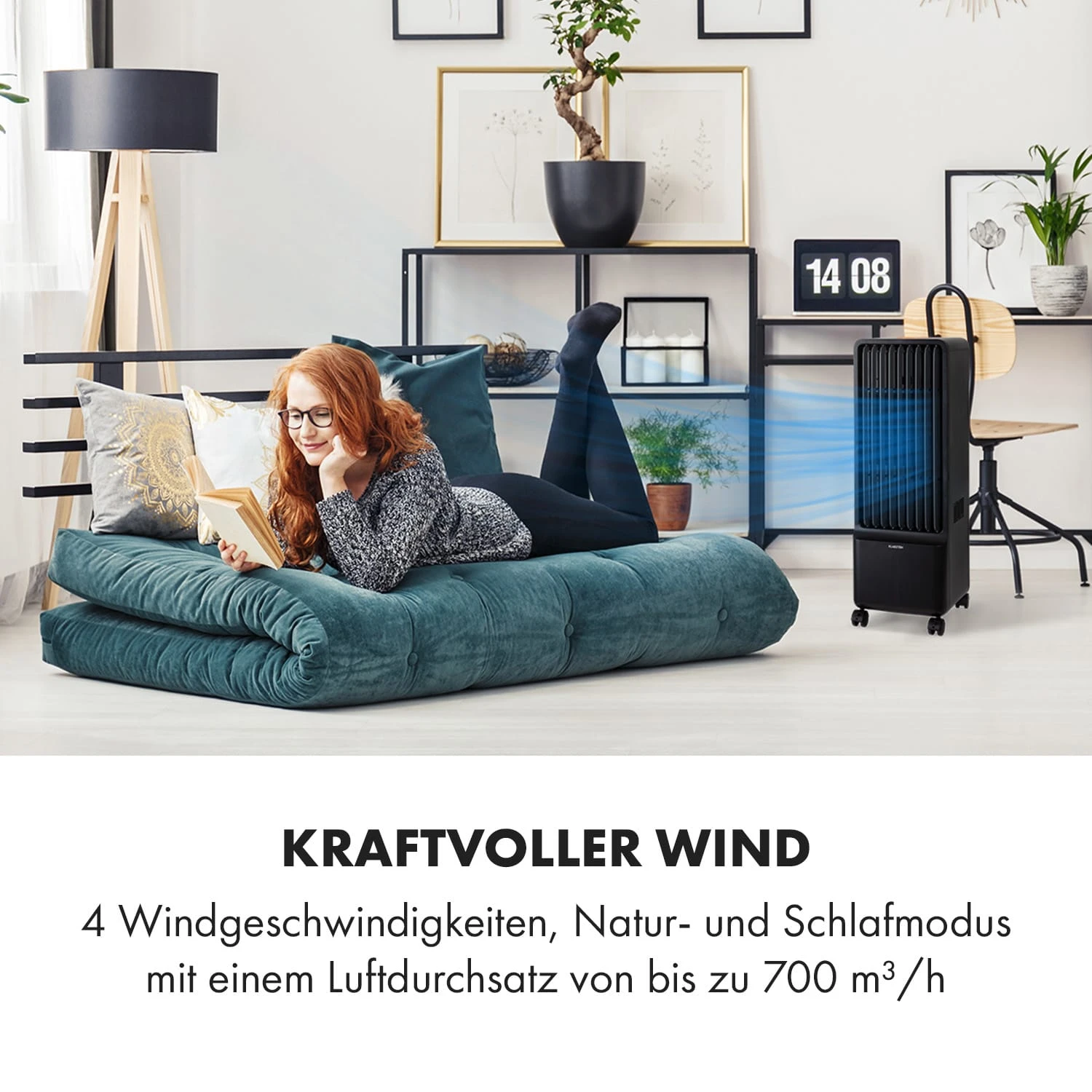 Maxflow Smart 3-in-1 Luftkühler 5L WiFi Fernbedienung 2x Eispack 6 Maxflow Smart 3-in-1 Luftkühler 5L WiFi Fernbedienung 2x Eispack – Bild 4