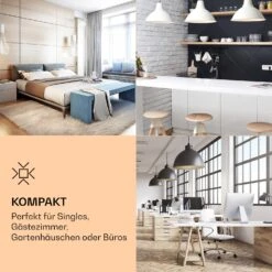 Luminance Frost Mini-Kühlschrank 45l EEK F Gefrierfach 1,5l Glastür 13 Luminance Frost Mini-Kühlschrank 45l EEK F Gefrierfach 1,5l Glastür -Klarstein 10036164 de 0005 logo