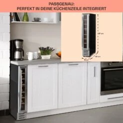 Vinovilla 7 Built-in Uno Einbau-Weinkühlschrank Glas Edelstahl 14 Vinovilla 7 Built-in Uno Einbau-Weinkühlschrank Glas Edelstahl -Klarstein 10036179 DE 0006 usp