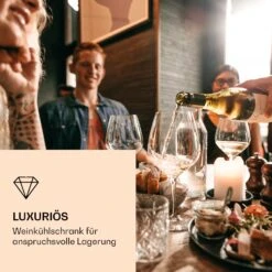 Vinovilla 7 Built-in Uno Quartz Einbau-Weinkühlschrank Weißes Glas -Klarstein 10036180 de 0002 logo