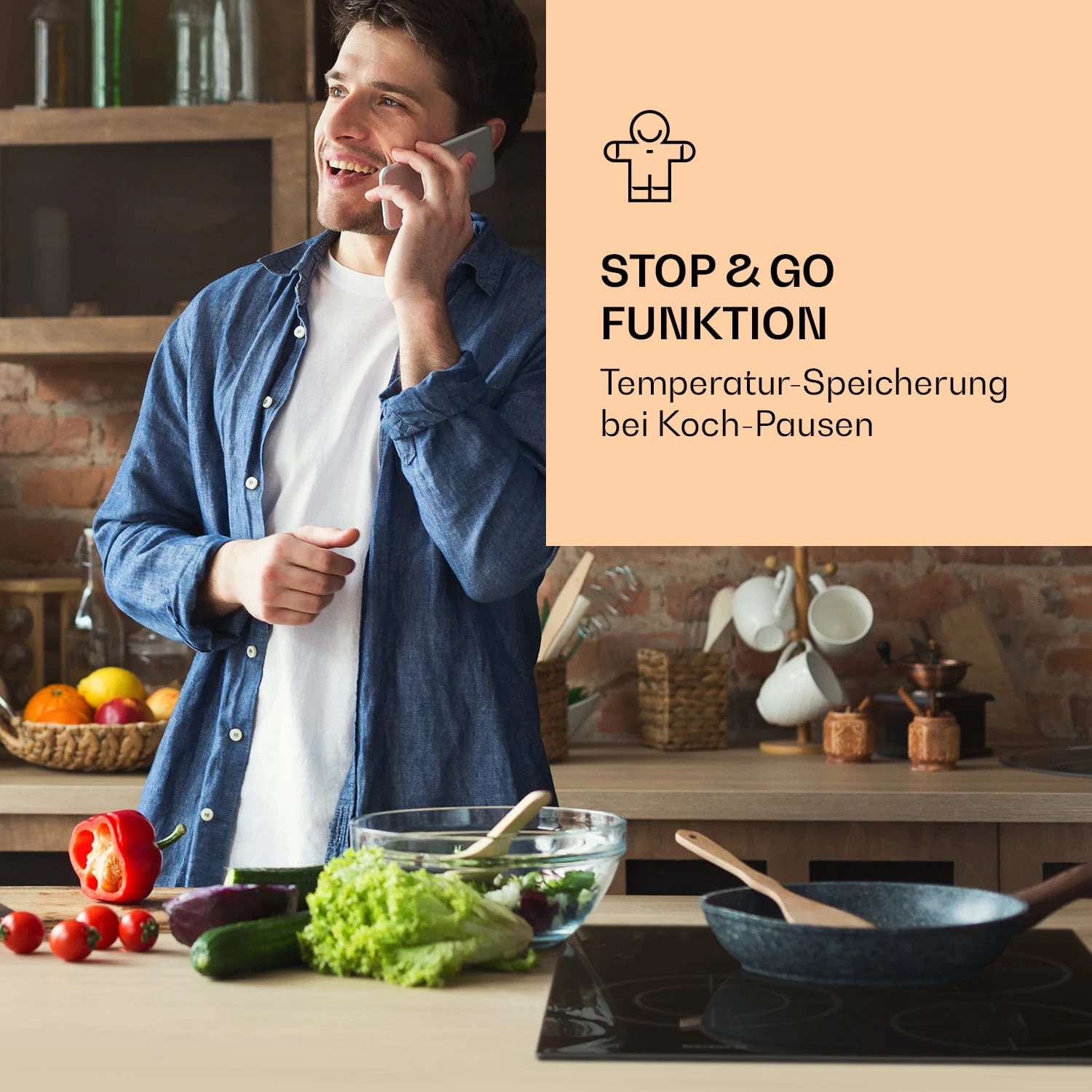 Virtuosa 3 Slim Kochfeld 3 Felder 5000 W Dualzone Timer Keramik 7 Virtuosa 3 Slim Kochfeld 3 Felder 5000 W Dualzone Timer Keramik – Bild 5