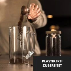 Glaswerk Ristretto French Press 1 Liter Borosilikatglas Edelstahl Walnussholz 11 Glaswerk Ristretto French Press 1 Liter Borosilikatglas Edelstahl Walnussholz -Klarstein 10036368 de 0002 logo