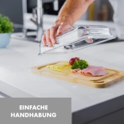 Glaswerk Hermatige Aufschnittbox Mit Glasdeckel Borosilikatglas Bambus Schneidebrett 11 Glaswerk Hermatige Aufschnittbox Mit Glasdeckel Borosilikatglas Bambus Schneidebrett -Klarstein 10036378 de 0003 logo